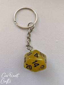 D20 Dice Key chain