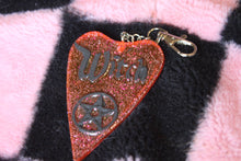 Load image into Gallery viewer, Witch Planchette Pendant- Made to Order Necklace/Keychain
