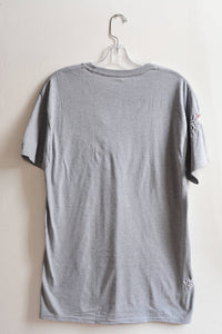 Grey Embroidered T-Shirt