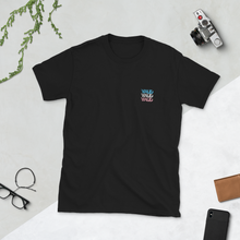 Load image into Gallery viewer, Valid. Tee (Gender neutral) - Trans flag embroidery
