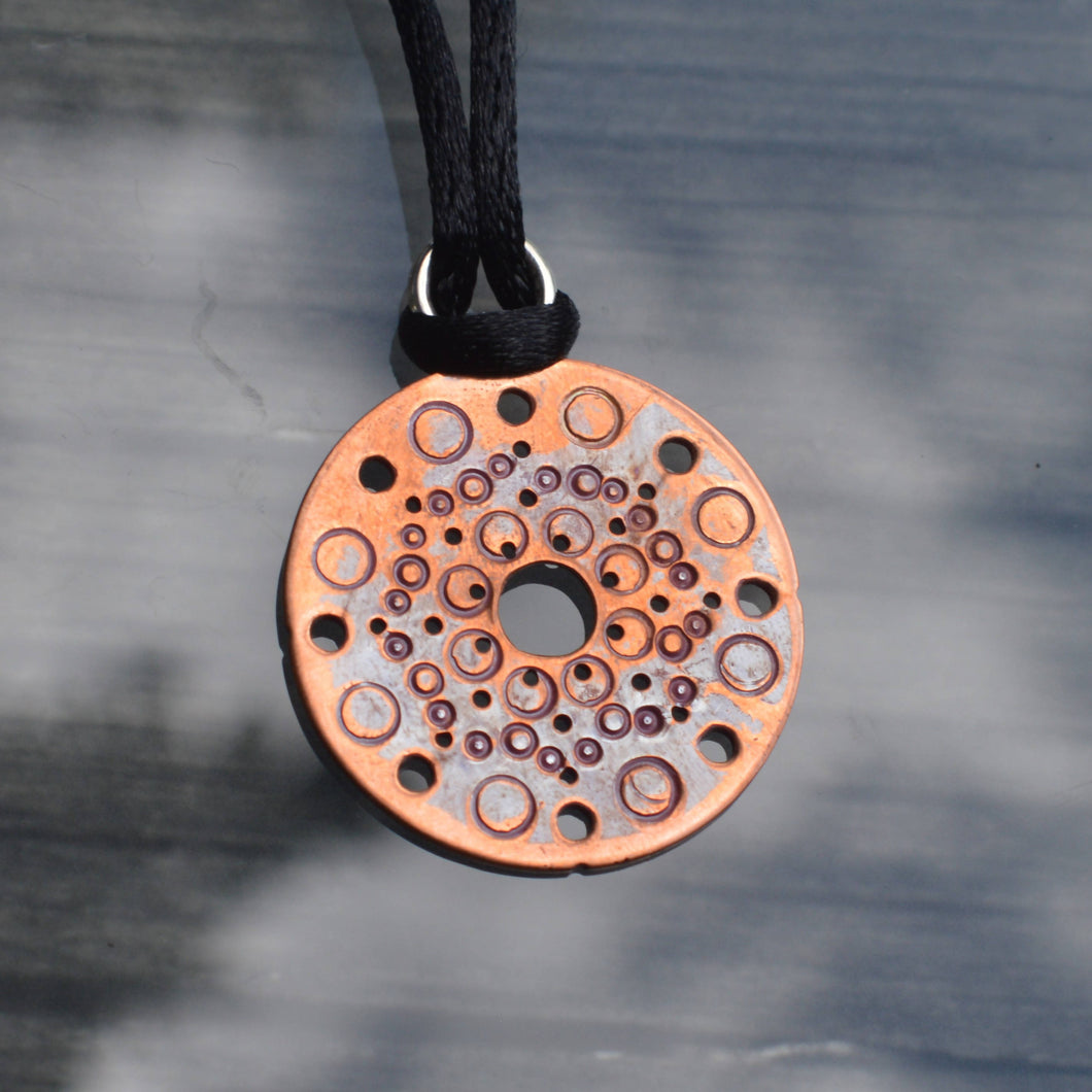 Copper Mandala Necklace
