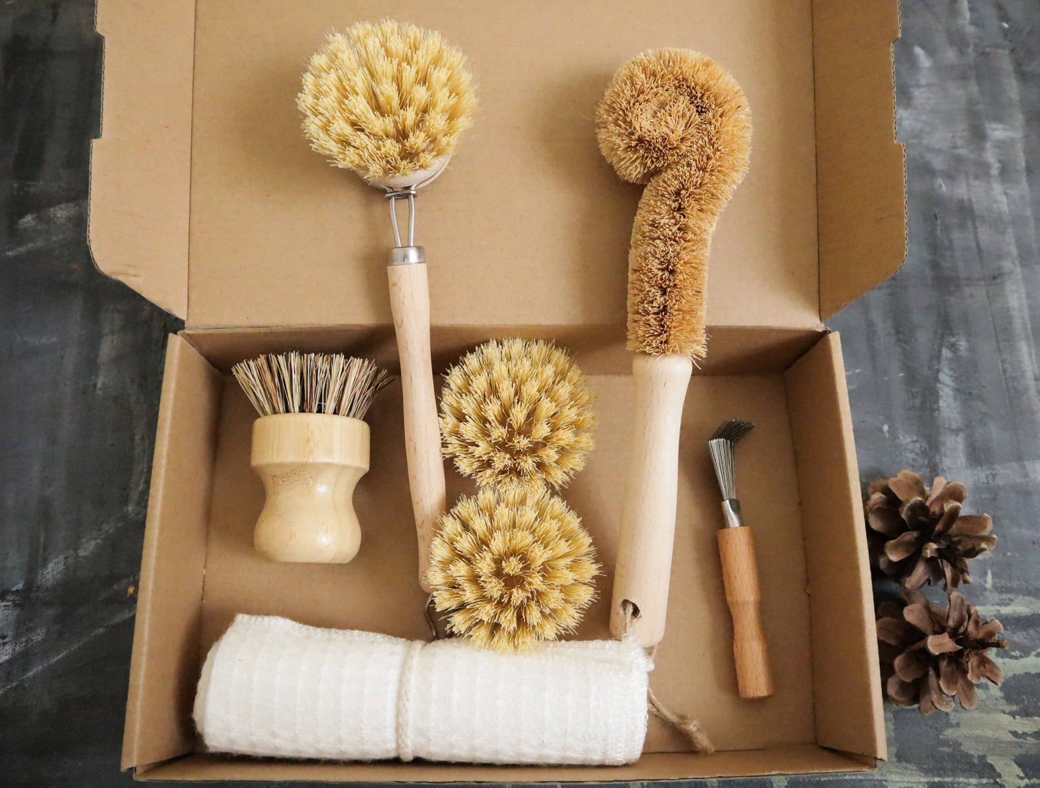 Zero Waste Kitchen Brush Set - Ultimate Kit
