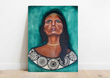Load image into Gallery viewer, Unique wood art; Strong female art; Feminist art; Empowered women - &quot;WARRIOR&quot;
