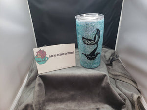 Mermaid Vibes 20oz Glitter Tumbler