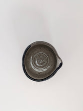 Load image into Gallery viewer, Speckled white, grey and navy Ceramic vessel with spout
