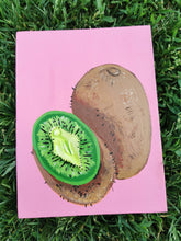 Load image into Gallery viewer, Kiwi Vulva Painting
