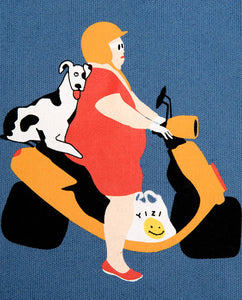 Doggo does a ride Mini Backpack