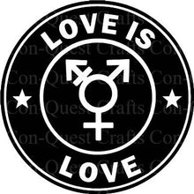 Load image into Gallery viewer, LGBT Symbols Permanent Decals - DECAL ONLY

