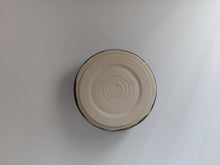Load image into Gallery viewer, Grey and red shallow Ceramic Dish
