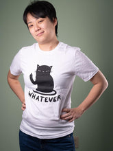 Load image into Gallery viewer, Whatever Cat T-Shirt White
