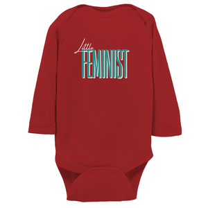 Little Feminist Long Sleeve Bodysuit