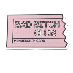 Bad Bitch Club 2-Pack Sticker Set - twistedEGOS