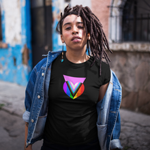 Load image into Gallery viewer, Pink Progress Pride Heart Tee
