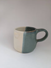 Load image into Gallery viewer, Blue and cream Ceramic Mug

