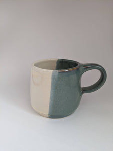 Blue and cream Ceramic Mug