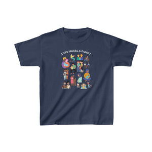 Love Makes a Family Youth T-Shirt