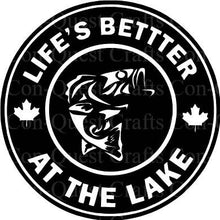 Load image into Gallery viewer, Life&#39;s Better at the Lake Permanent Decal - DECAL ONLY
