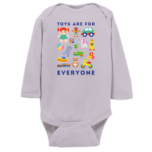 Toys Are For Everyone Long Sleeve Bodysuit