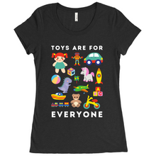 Load image into Gallery viewer, Toys Are For Everyone Fitted T-Shirt
