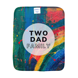 Two Dad Family Burp Cloth