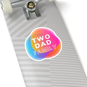 Two Dad Family Sticker
