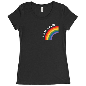 I Am Valid Fitted T-Shirt
