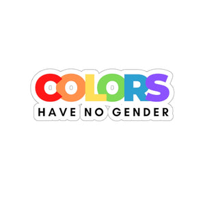 Colors Have No Gender Sticker