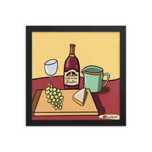 Load image into Gallery viewer, Wine and Cheese -  Art Print Giclée
