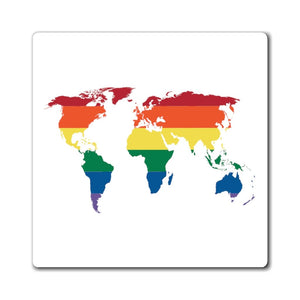 Rainbow World Magnet