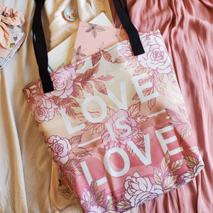 LOVE IS LOVE TOTE BAG (DOUBLE-SIDED)