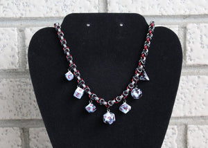 Chainmaille D&D Dice Necklace