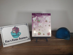 Sweet Ichigo Bunny Sticker Sheet