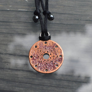Copper Mandala Necklace
