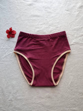 Load image into Gallery viewer, Valkyrie High-Waisted Gaff Panty in Merlot

