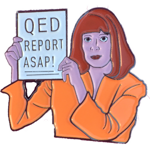 QED Report ASAP Enamel Pin