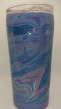Load image into Gallery viewer, Purple Waves 16oz Flow Acrylic Tumbler
