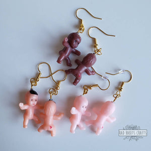 Heart-Butt Baby Earrings