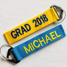 Load image into Gallery viewer, Large Personalized Luggage Tags – Set of 2 | Variety of Colours and Fonts
