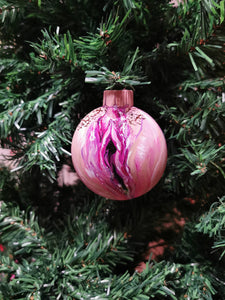 Vulva Handpainted Christmas Ornament!
