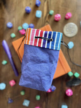 Load image into Gallery viewer, good news - rainbow drawstring dice or project bag
