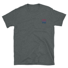 Load image into Gallery viewer, Valid. Tee (Gender neutral) - Bisexual flag embroidery
