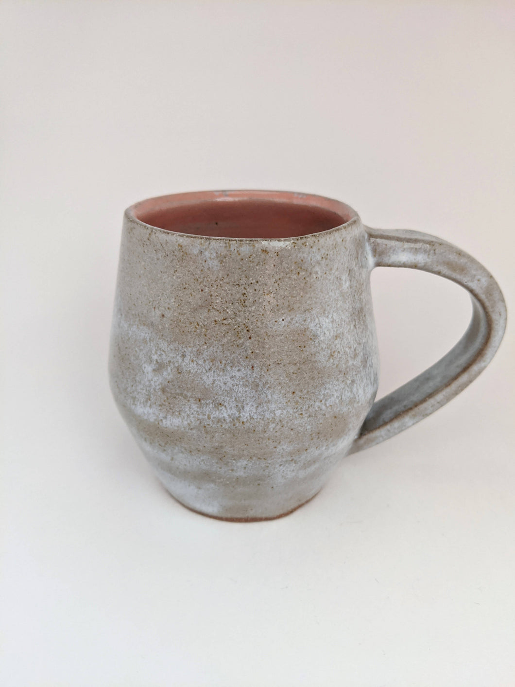 Speckled white and pink Ceramic Mug
