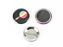 Load image into Gallery viewer, Pansexual Pride: Pinback Buttons or Strong Ceramic Magnets
