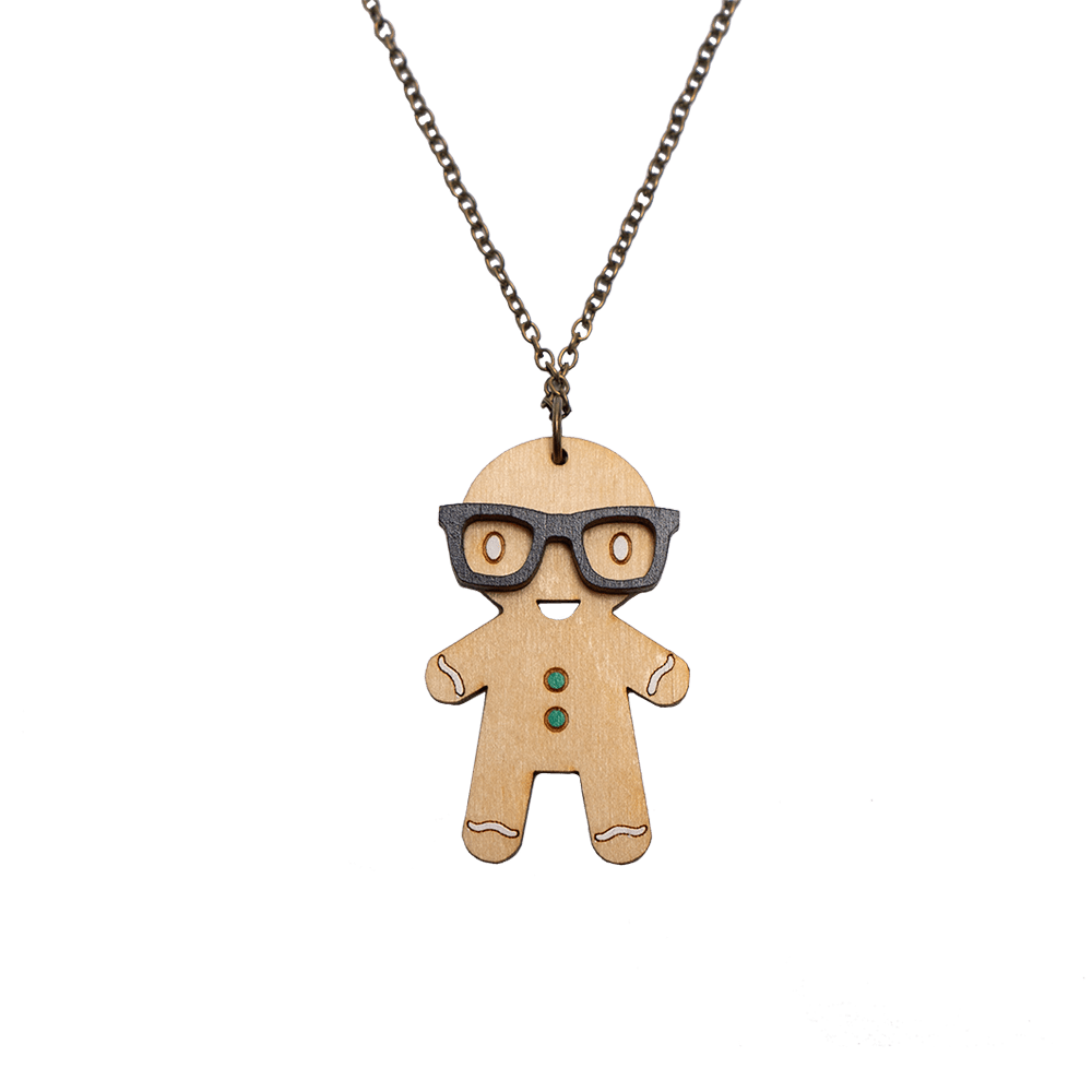 Smart Gingerbread Necklace