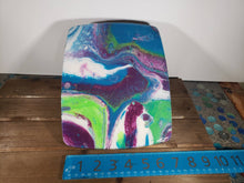 Load image into Gallery viewer, Wood and Resin Acrylic Flow Tray
