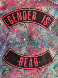 Gender is Dead Unisex Vest - Sky Blue
