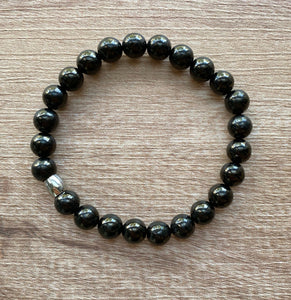 8mm Jet Bracelet