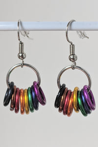 Queer People of Colour Pride Earrings (All-in-One Weave)