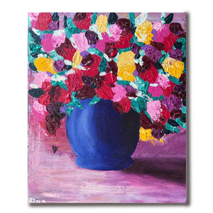 "Summer Bouquet of Flowers" - Original Acrylic Painting