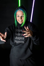 Load image into Gallery viewer, Strong Sassy Magical Human Hoodie - Silver
